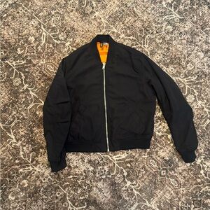 Black Bomber Jacket